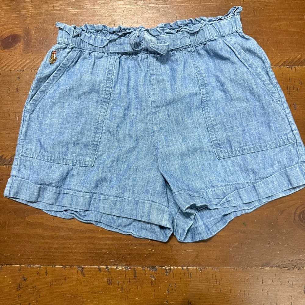 Polo by Ralph Lauren High Waist Blue Denim Girl’s Shorts